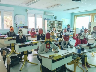 Les masques - première étape Les masques - première étape
